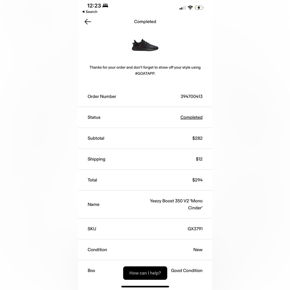 Yeezy boost 350 v2 mono cinder